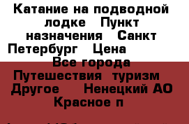 Катание на подводной лодке › Пункт назначения ­ Санкт-Петербург › Цена ­ 5 000 - Все города Путешествия, туризм » Другое   . Ненецкий АО,Красное п.